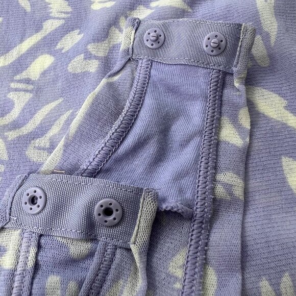 SKIMS Summer Mesh T-Shirt Bodysuit Lilac Swirl‎ Womens Small - Picture 10 of 12